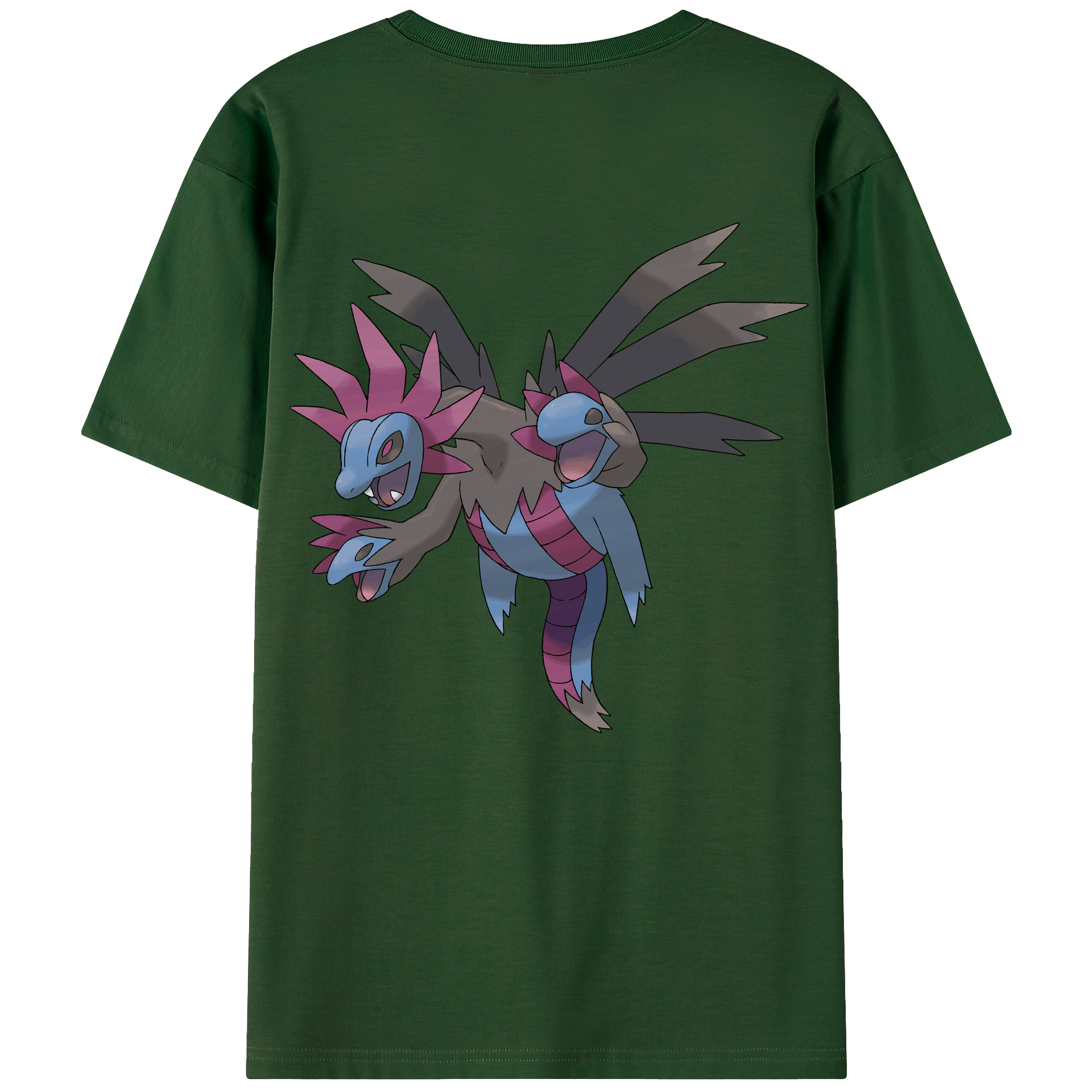 （画像用） ポケットモンスター Pokémon 綿100％半袖Tシャツ（背面プリント）